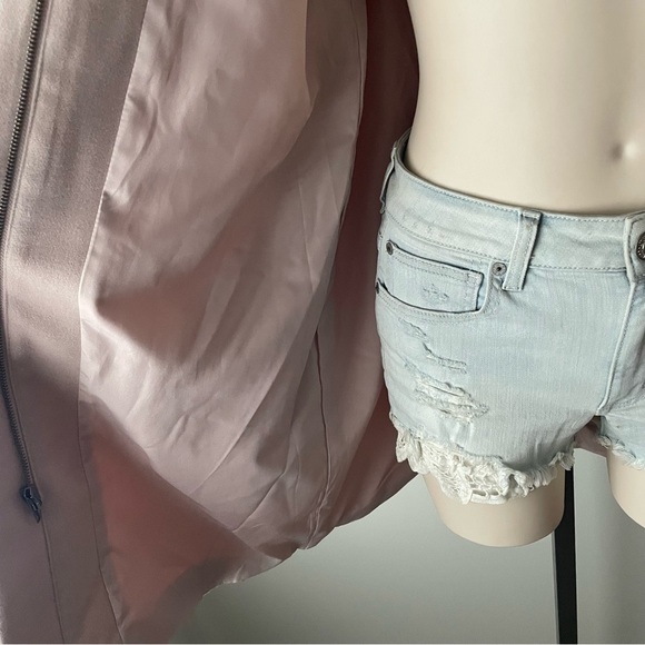 Cupcakes and Cashmere Light Blush Pink Overcoat Long Coat Sise Medium - Picture 9 of 11